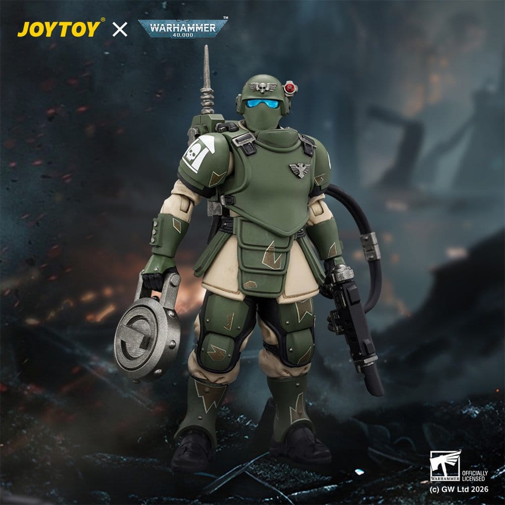 Warhammer figurine Astra Militarum Kasrkin 6 with Hot-shot Laspistol