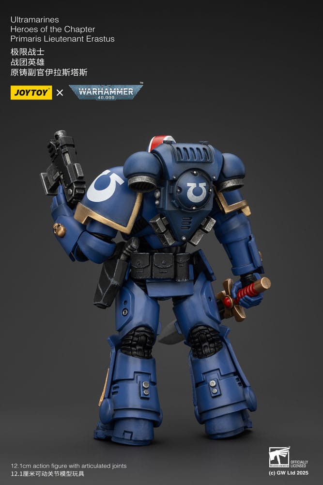 Warhammer 40k figurine 1/18 Ultramarines Heroes of the Chapter Primaris Lieutenant Erastus 20 cm