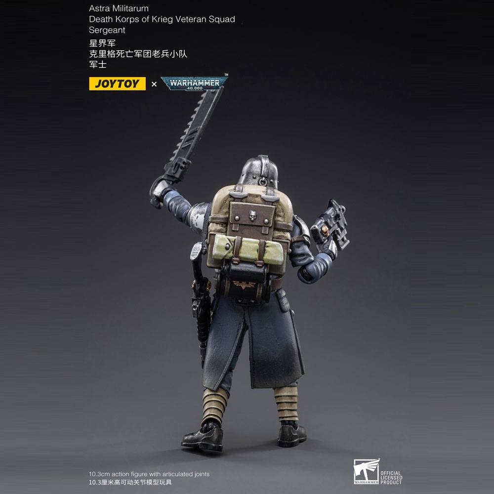 Warhammer 40k figurine 1/18 Death Korps of Krieg Veteran Squad Sergeant 10 cm