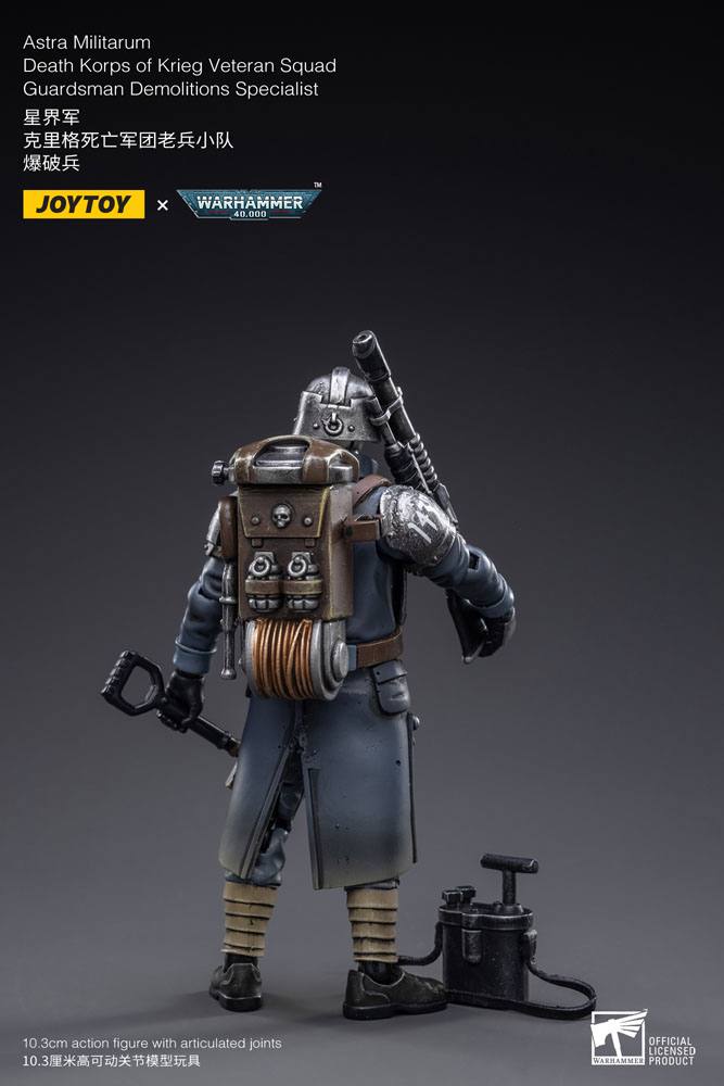 Warhammer 40k figurine 1/18 Death Korps of Krieg Veteran Squad Guardsman Demolitions Specialist 10 cm