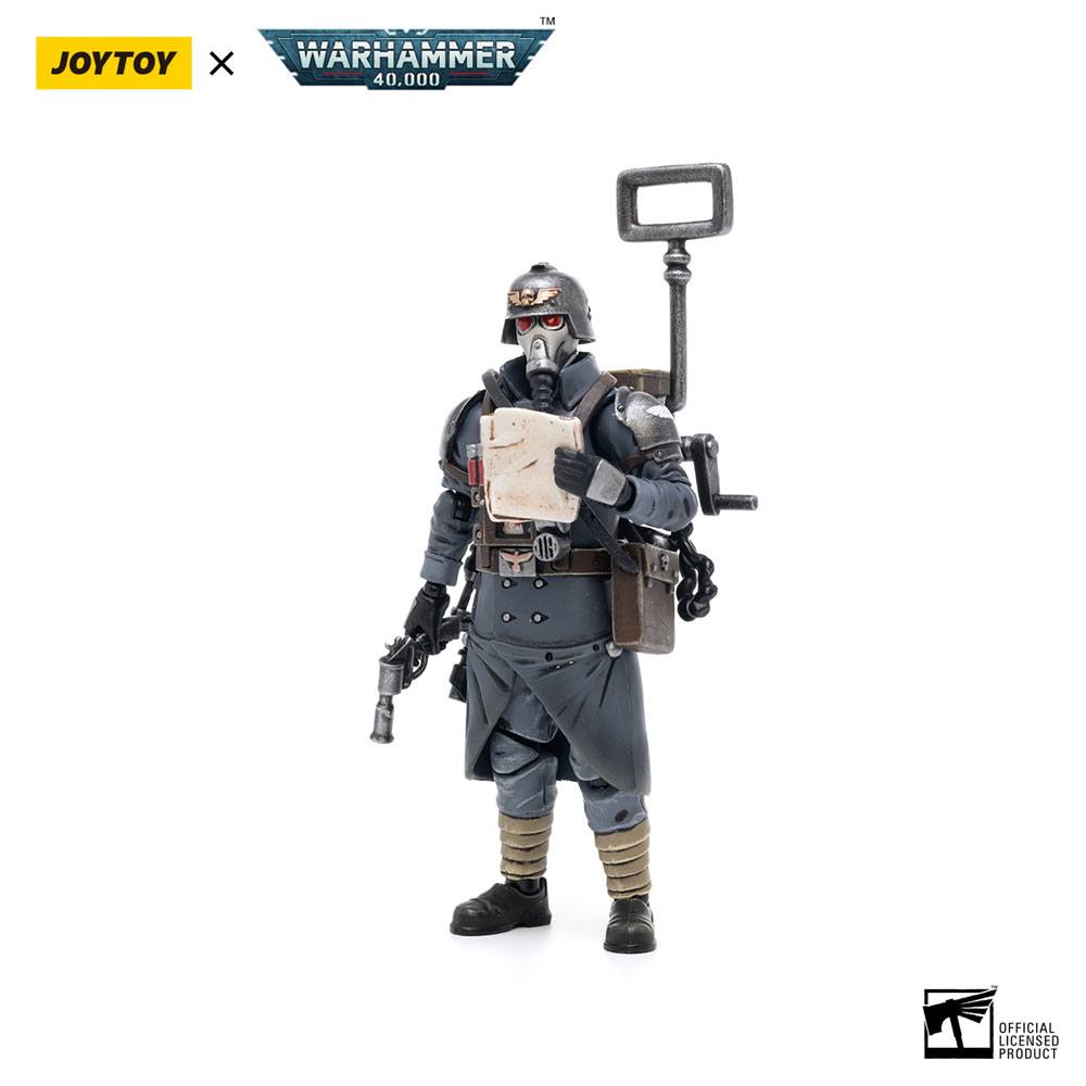 Warhammer 40k figurine 1/18 Death Korps of Krieg Veteran Squad Guardsman Communications Specialist 10 cm