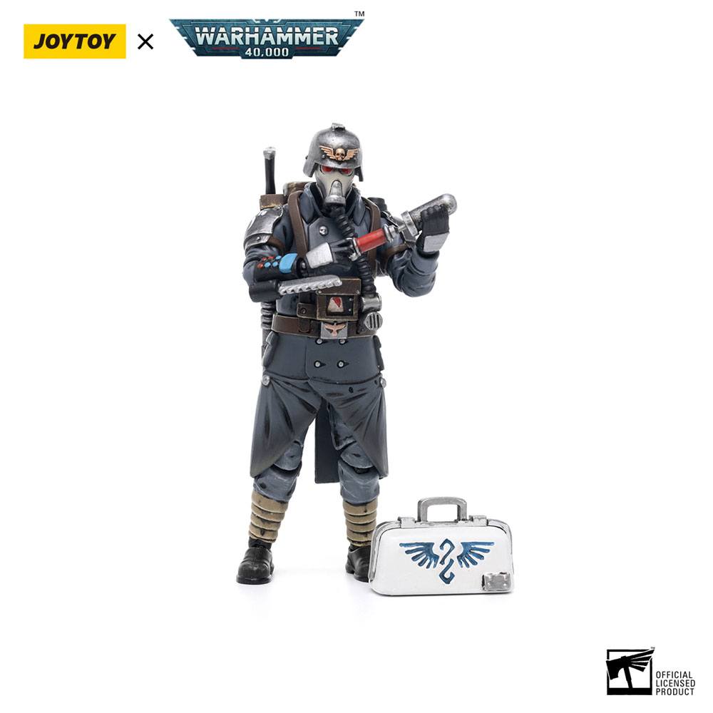 Warhammer 40k figurine 1/18 Death Korps of Krieg Veteran Squad Guardsman Medic 10 cm