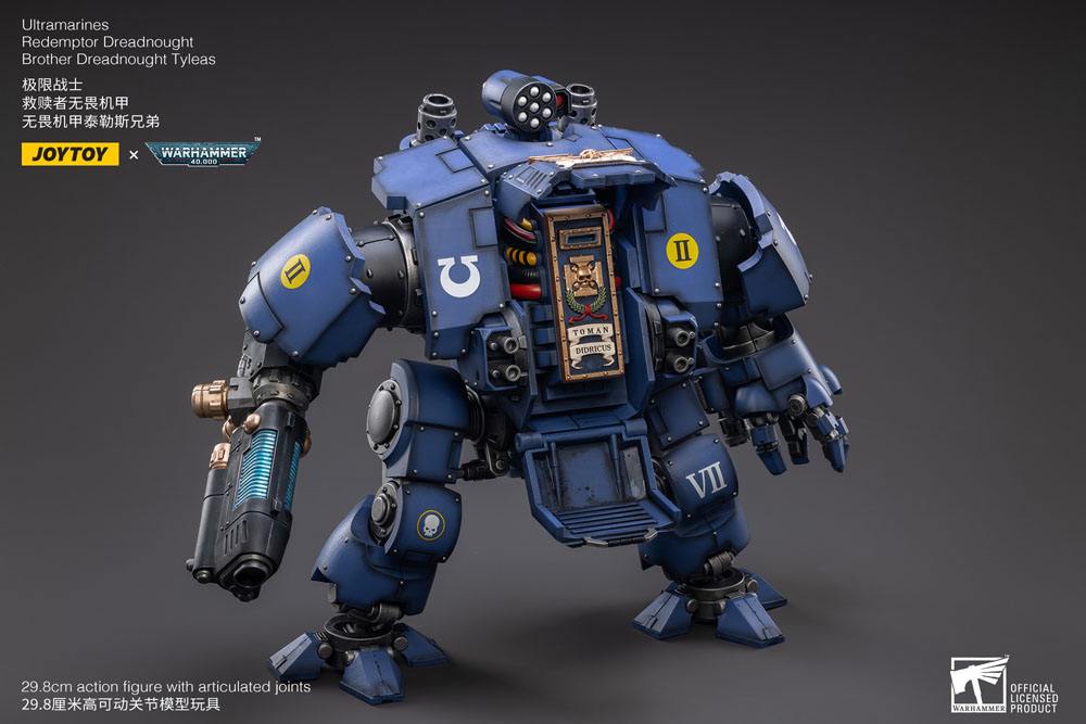 Warhammer 40,000 figurine 1/18 Ultramarines Redemptor Dreadnought Brother Dreadnought Tyleas 30 cm Reproduction