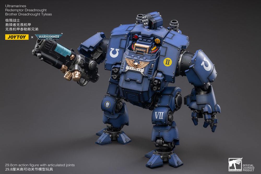 Warhammer 40,000 figurine 1/18 Ultramarines Redemptor Dreadnought Brother Dreadnought Tyleas 30 cm Reproduction
