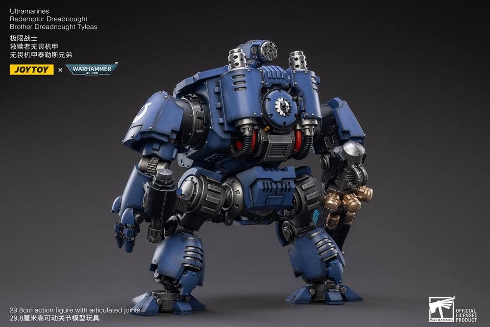 Warhammer 40,000 figurine 1/18 Ultramarines Redemptor Dreadnought Brother Dreadnought Tyleas 30 cm Reproduction