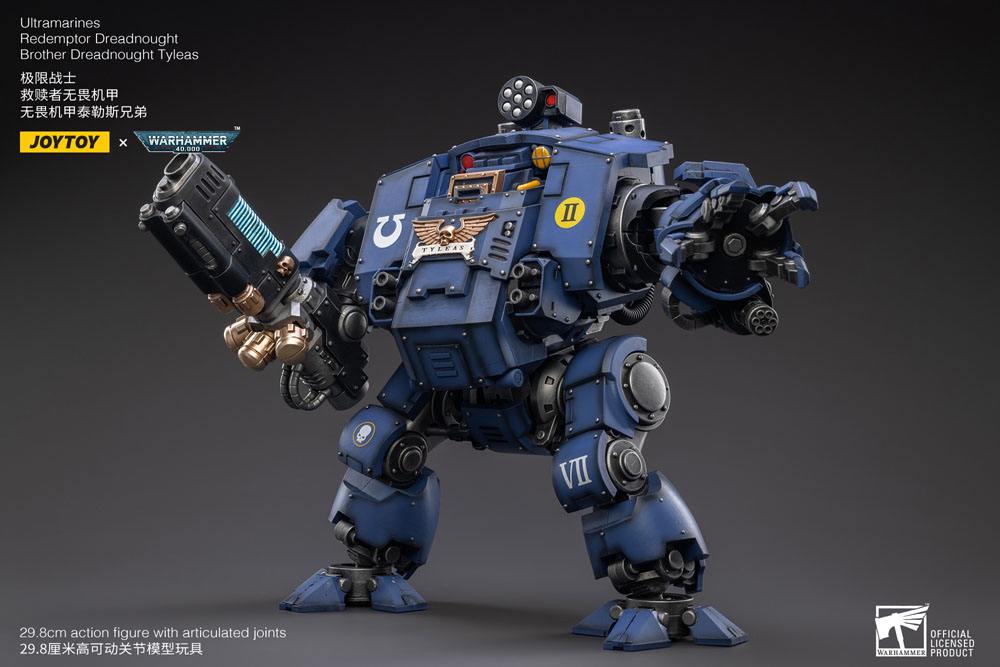 Warhammer 40,000 figurine 1/18 Ultramarines Redemptor Dreadnought Brother Dreadnought Tyleas 30 cm Reproduction