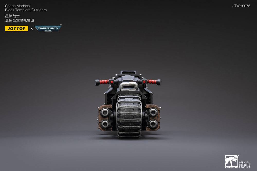 Warhammer 40k véhicule 1/18 Black Templars Outrider Bike 22 cm