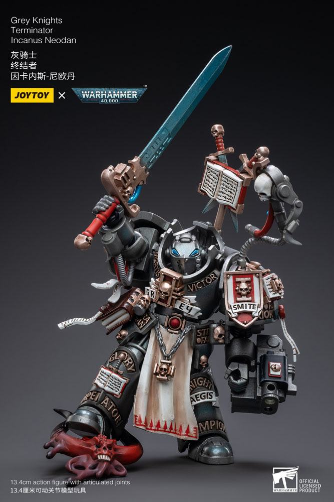 Warhammer 40k figurine 1/18 Grey Knights Terminator Incanus Neodan 13 cm