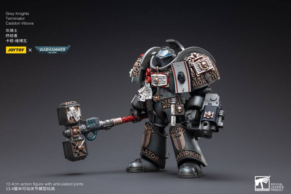 Warhammer 40k figurine 1/18 Grey Knights Terminator Caddon Vibova 13 cm
