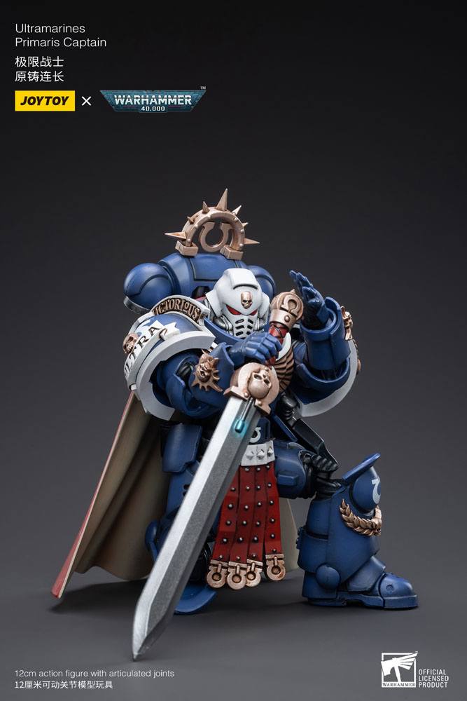 Warhammer 40k figurine 1/18 Ultramarines Primaris Captain 12 cm