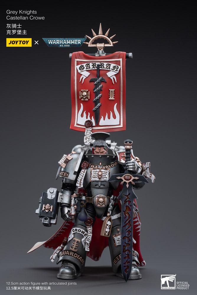 Warhammer 40k figurine 1/18 Grey Knights Castellan Crowe 12 cm