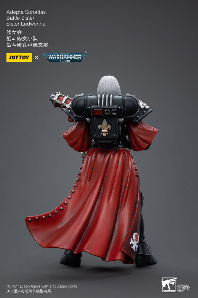 Warhammer 40k figurine 1/18 Adepta Sororitas Battle Sister Sister Ludwenna 10 cm