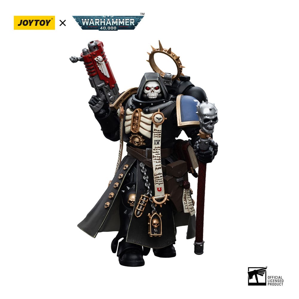 Warhammer 40k figurine 1/18 Ultramarines Primaris Chaplain Brother Varus 12 cm