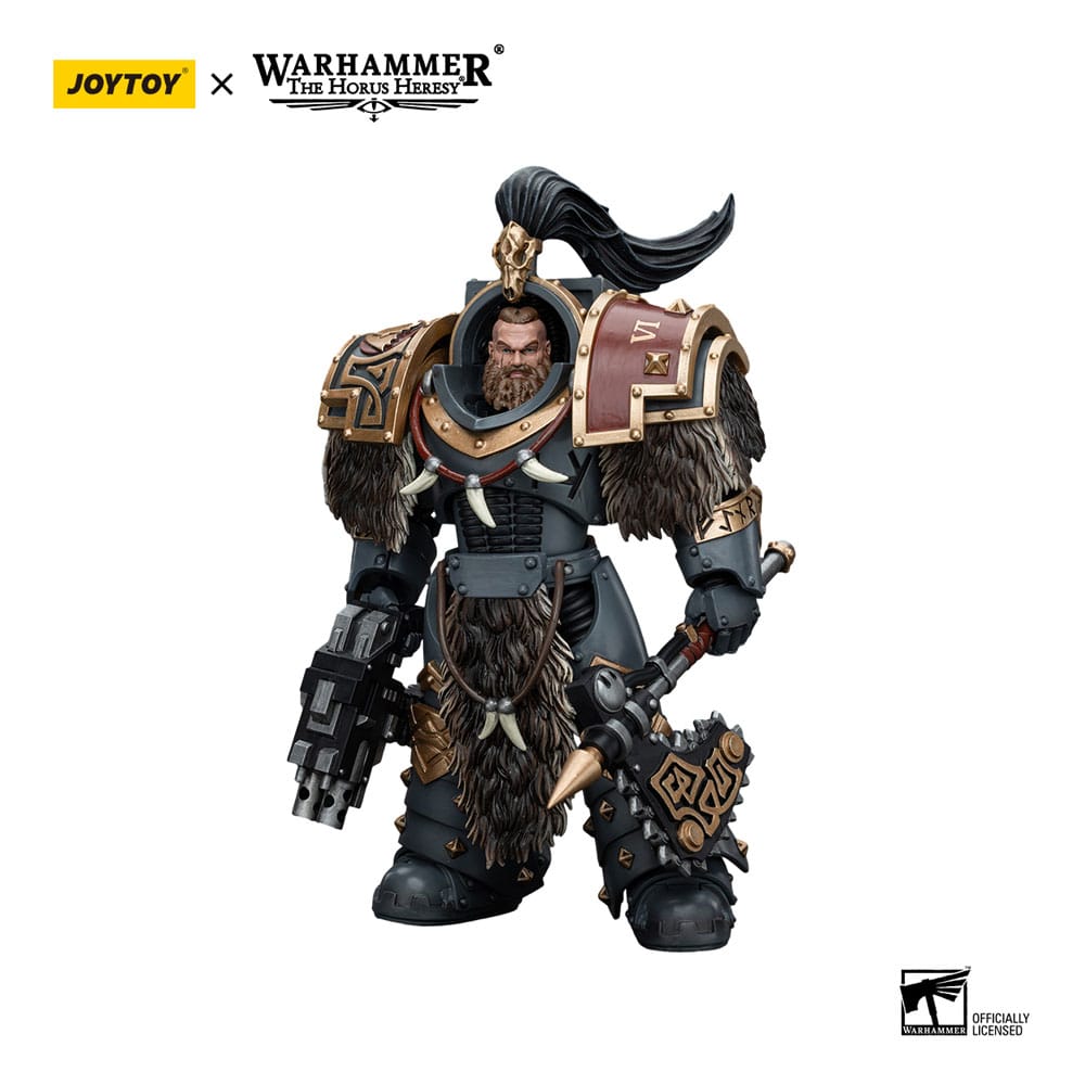 Warhammer The Horus Heresy figurine 1/18 Space Wolves Varagyr Wolf Guard Squad Varagyr Terminator 4 12 cm