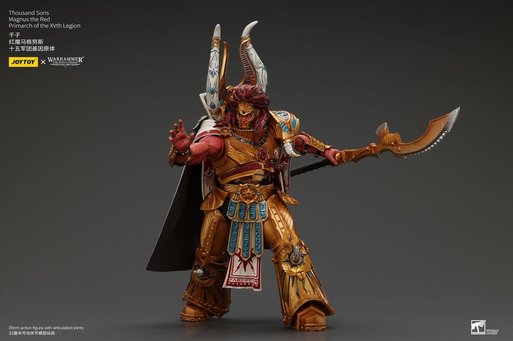 Warhammer The Horus Heresy figurine 1/18 Thousand sons Magnus the Red Primarch of the XVth Legion 22 cm
