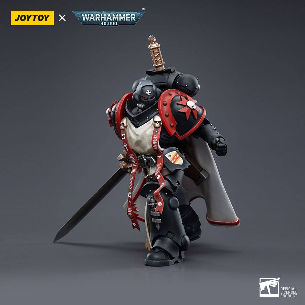 Warhammer 40k figurine 1/18 Black Templars Primaris Sword Brethren Eberwulf 12 cm