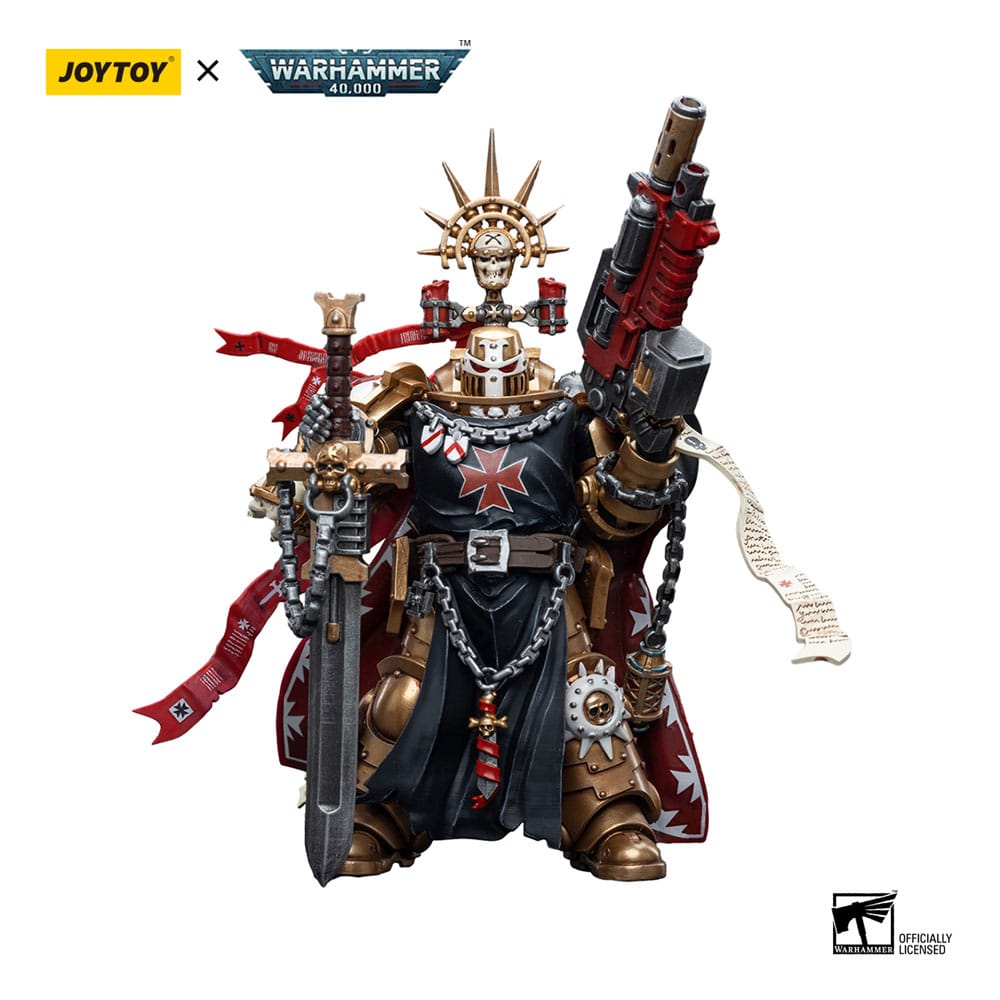 Warhammer 40k figurine 1/18 Black Templars High Marshal Helbrecht 12 cm