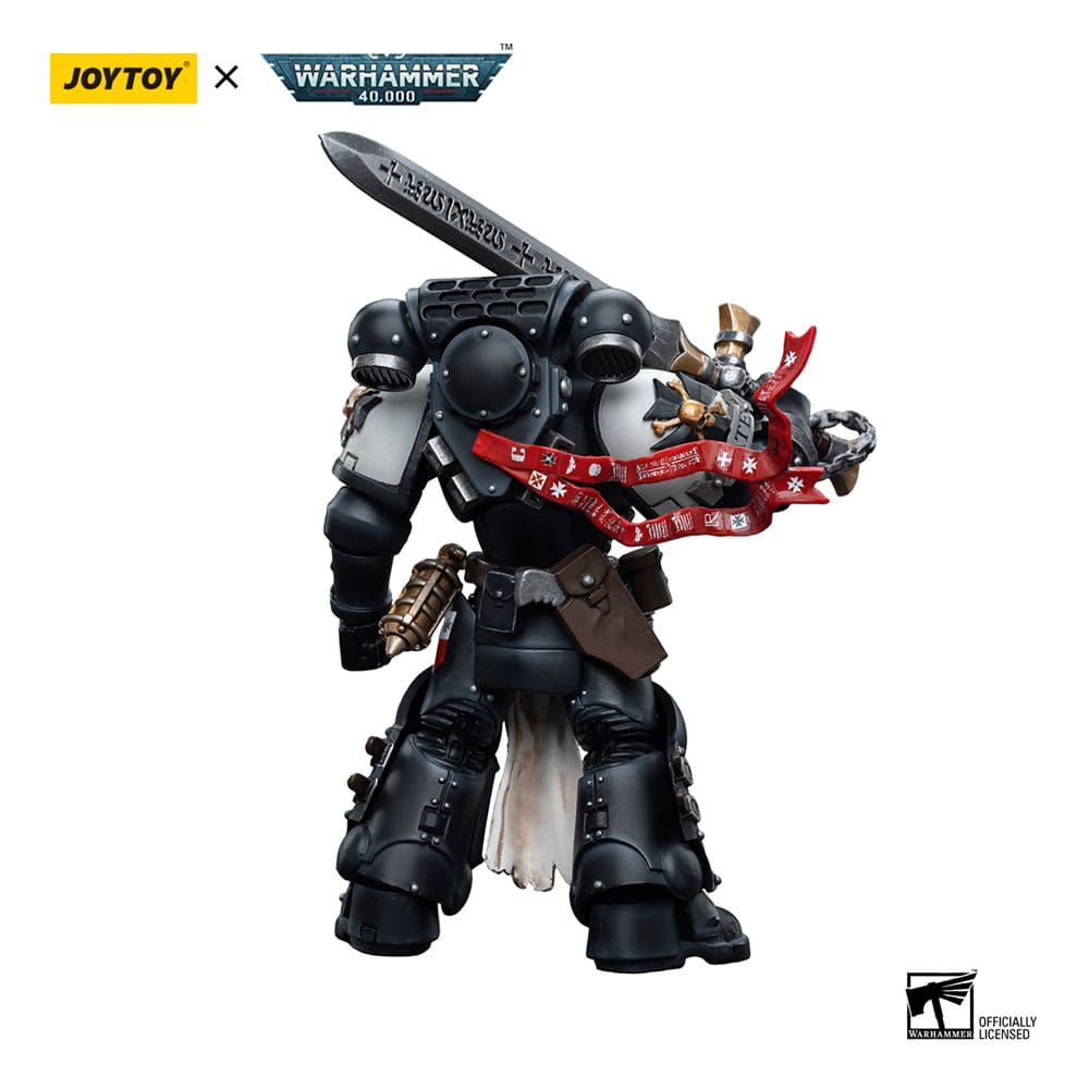 Warhammer 40k figurine 1/18 Black Templars Emperor's Champion Bayard's Revenge 12 cm