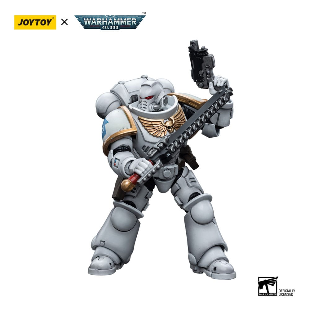 Warhammer 40k figurine 1/18 Space Marines White Consuls Intercessors 1 12 cm