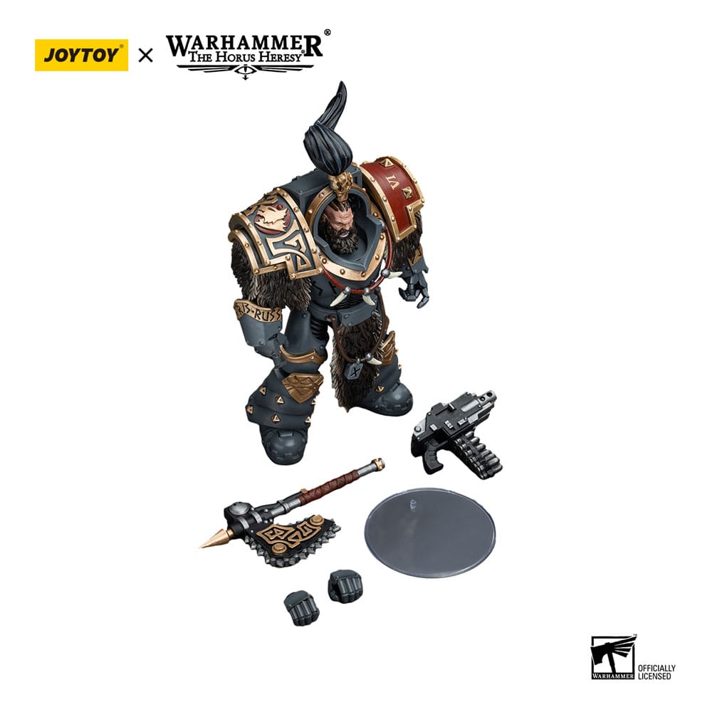 Warhammer The Horus Heresy figurine 1/18 Space Wolves Varagyr Wolf Guard Squad Varagyr Thegn 12 cm