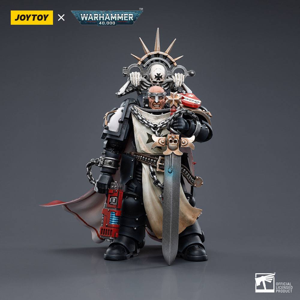 Warhammer 40k figurine 1/18 Black Templars Marshal Baldeckrath 12 cm