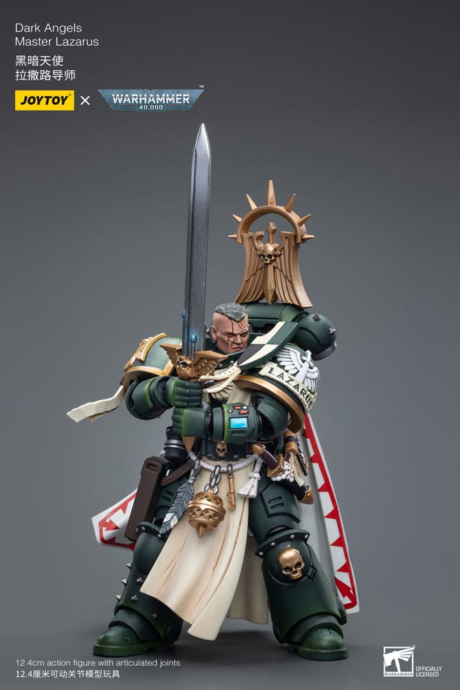 Warhammer 40k figurine 1/18 Dark Angels Master Lazarus 12 cm
