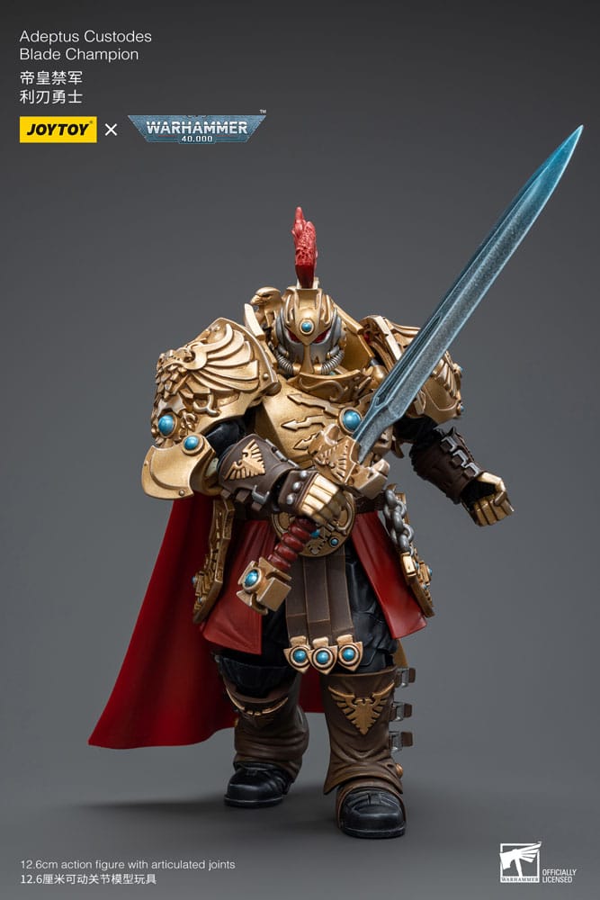 Warhammer 40k figurine 1/18 Adeptus Custodes Blade Champion 12 cm