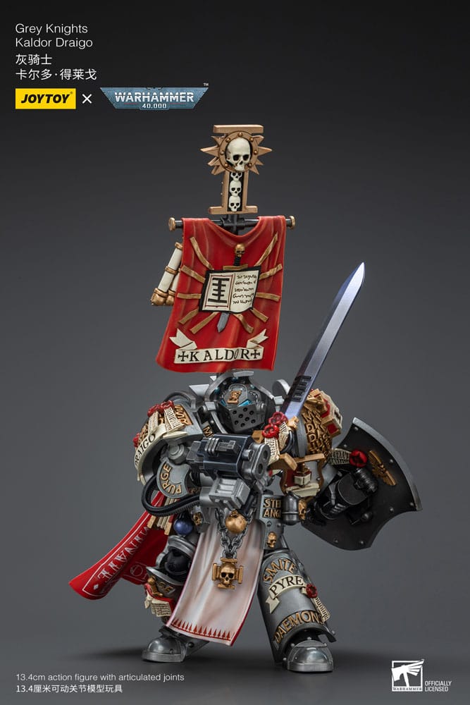 Warhammer 40k figurine 1/18 Grey Knights Kaldor Draigo 14 cm