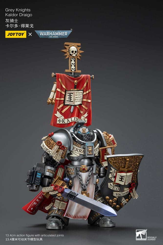 Warhammer 40k figurine 1/18 Grey Knights Kaldor Draigo 14 cm