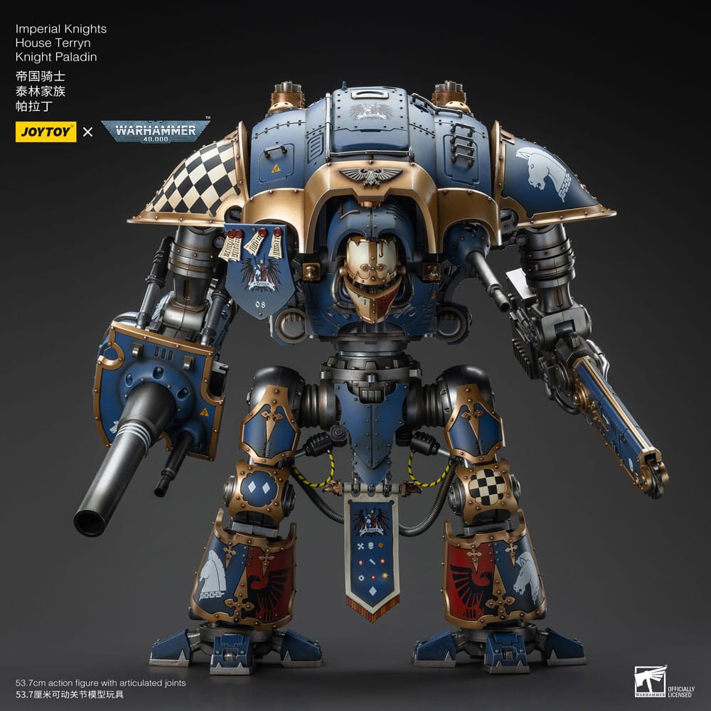 Warhammer 40k figurine 1/18 Imperial Knights House Terryn Knight Paladin 54 cm