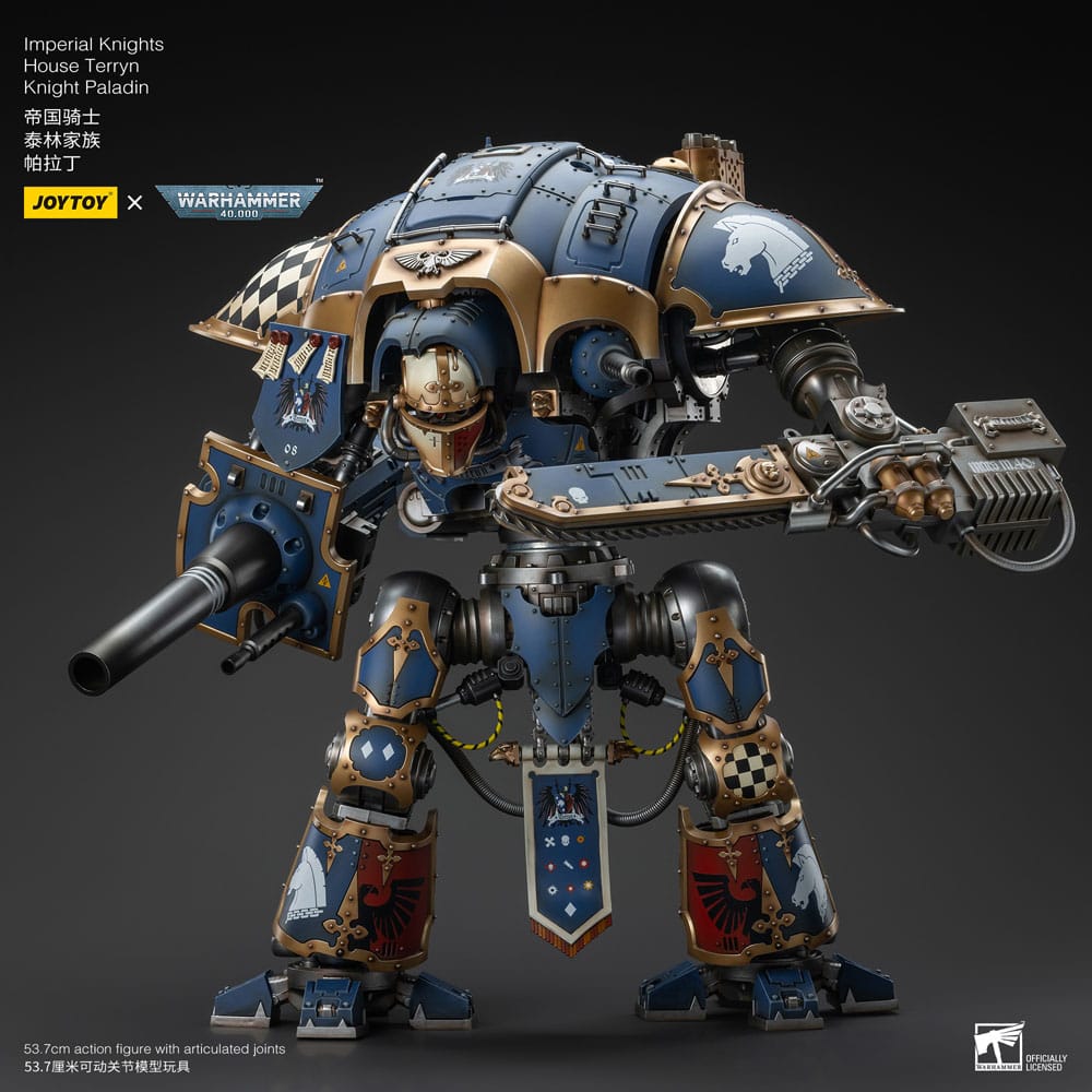Warhammer 40k figurine 1/18 Imperial Knights House Terryn Knight Paladin 54 cm