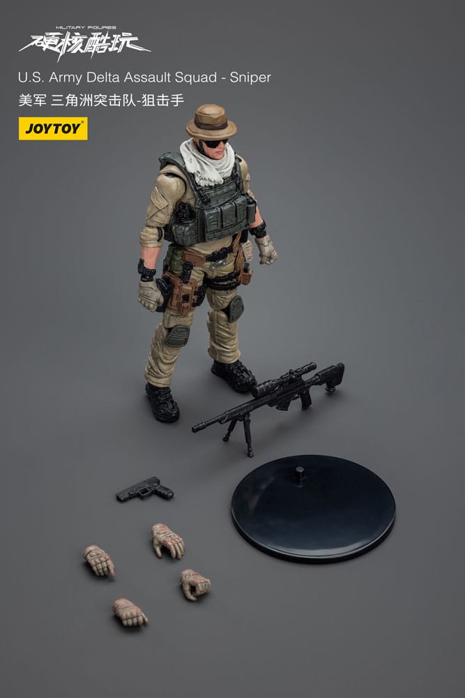 Hardcore Coldplay figurine 1/18 U.S. Army Delta Assault Squad Sniper 11 cm