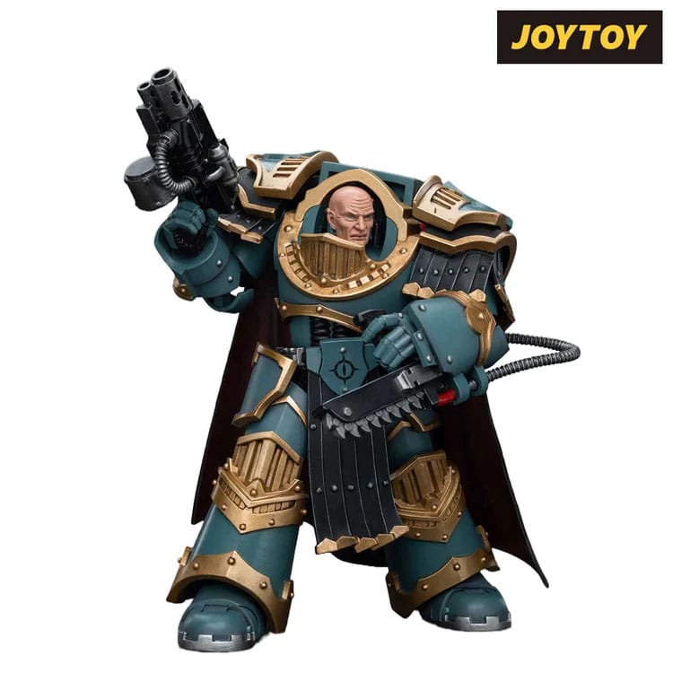 Warhammer The Horus Heresy figurine 1/18 Sons of Horus Legion Praetor in Cataphractii Terminator Armour 12 cm