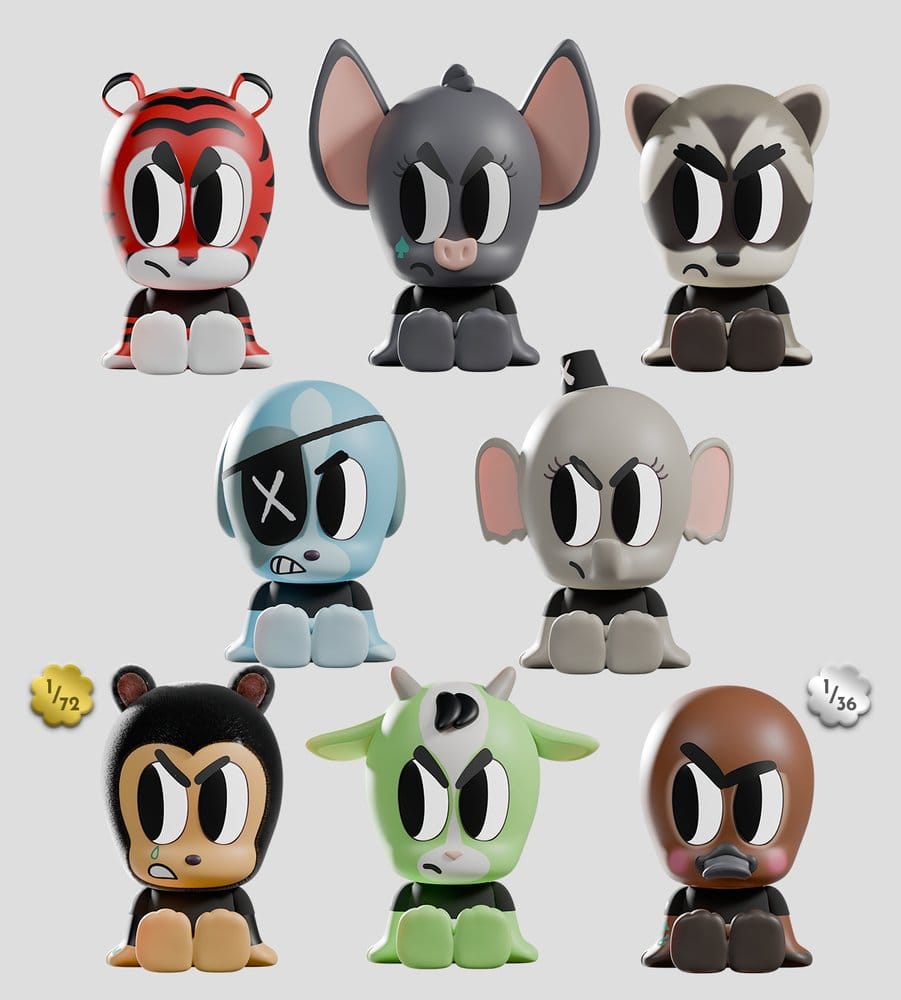 Tiny Shiny Hiney Peakers présentoir Blind Box figurines mini S2 Badasses 7 cm (6)