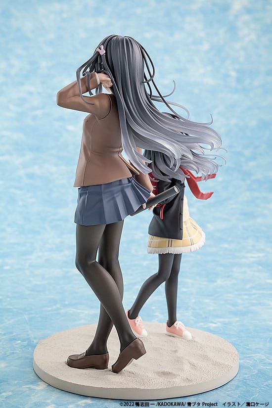 Rascal Does Not Dream of a Knapsack Kid statuette PVC Mai Sakurajima High School Graduation Ver. & Knapsack Kid 19 cm