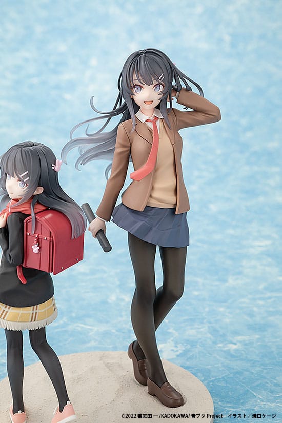Rascal Does Not Dream of a Knapsack Kid statuette PVC Mai Sakurajima High School Graduation Ver. & Knapsack Kid 19 cm