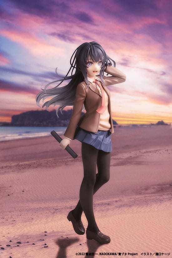 Rascal Does Not Dream of a Knapsack Kid statuette PVC Mai Sakurajima High School Graduation Ver. & Knapsack Kid 19 cm