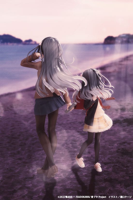 Rascal Does Not Dream of a Knapsack Kid statuette PVC Mai Sakurajima High School Graduation Ver. & Knapsack Kid 19 cm