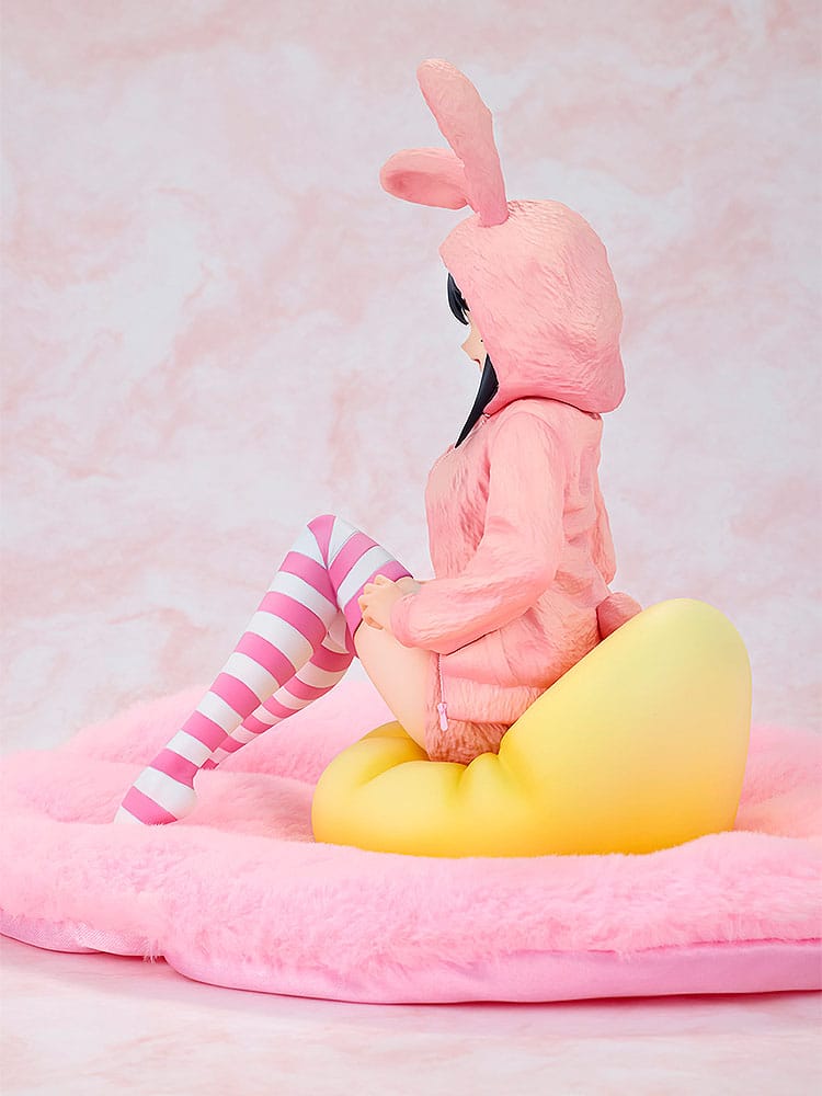 Rascal Does Not Dream of a Knapsack Kid statuette PVC 1/7 Mai Sakurajima Hoodie Look Rabbit Ears Ver. 18 cm