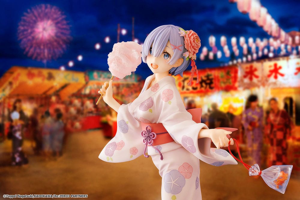 Re:ZERO -Starting Life in Another World- statuette PVC 1/8 Rem Yukata Ver. Renewal Package Edition 23 cm