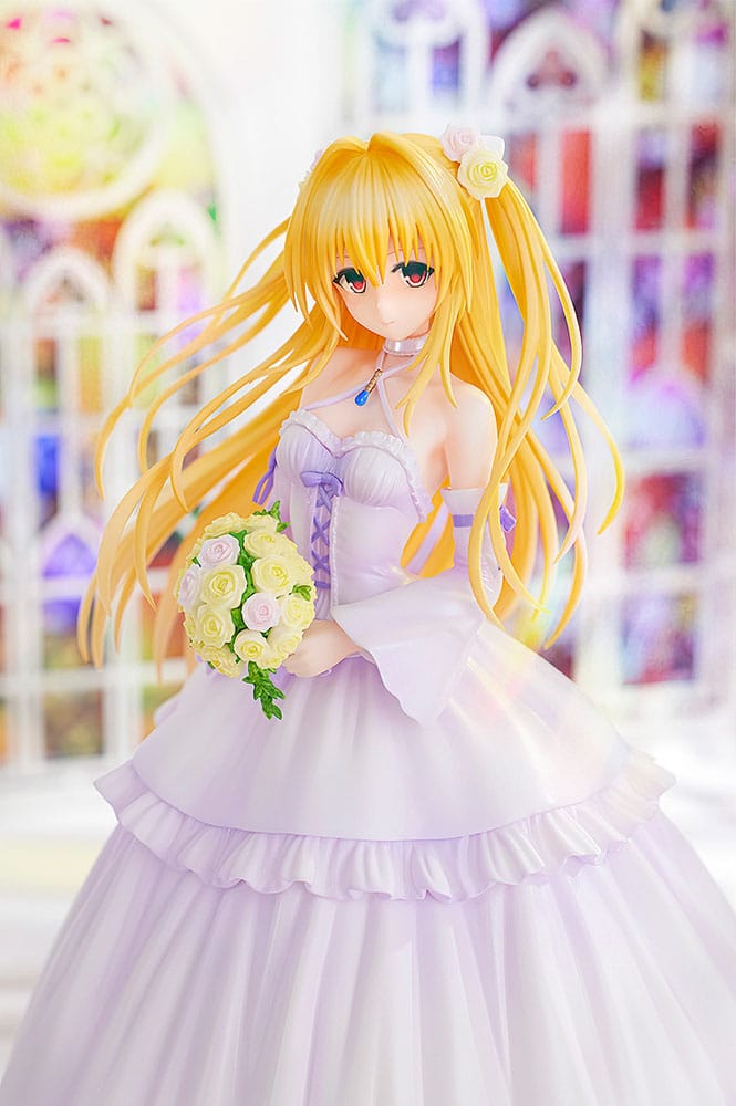 To Love-Ru Darkness statuette PVC 1/7 Golden Darkness Wedding Dress Ver. 23 cm