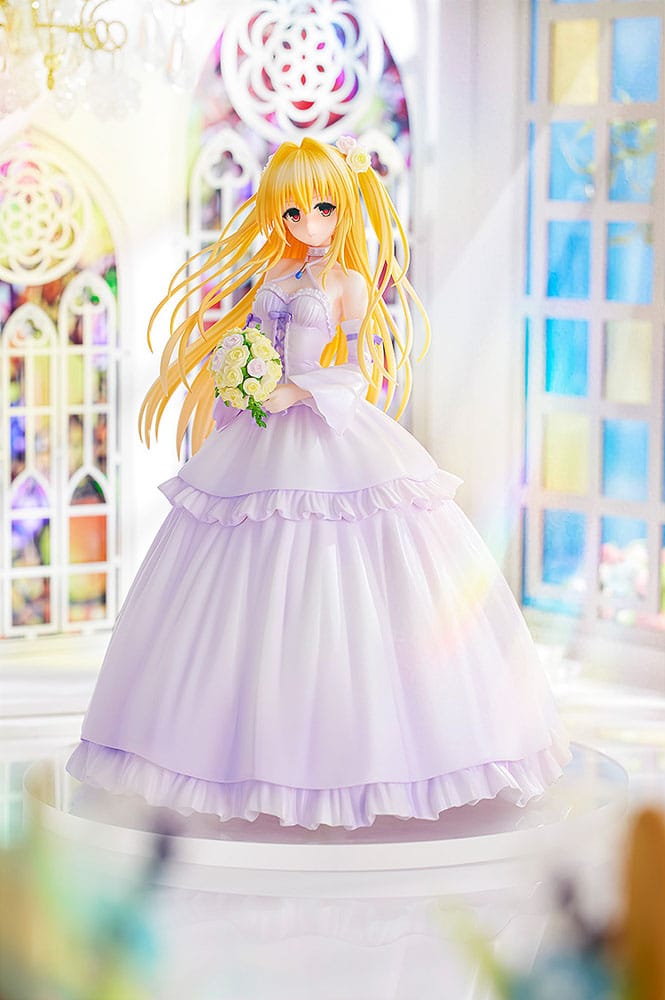To Love-Ru Darkness statuette PVC 1/7 Golden Darkness Wedding Dress Ver. 23 cm