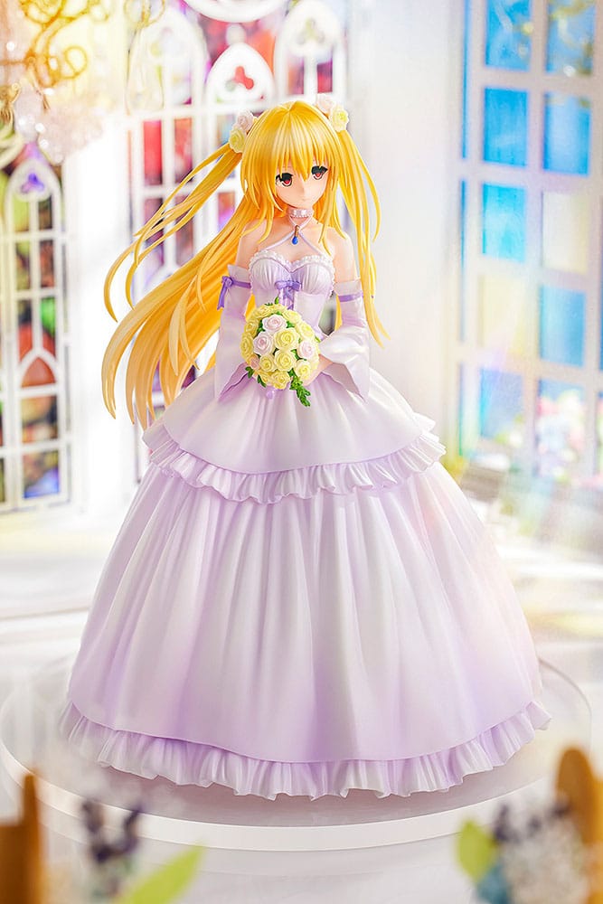 To Love-Ru Darkness statuette PVC 1/7 Golden Darkness Wedding Dress Ver. 23 cm