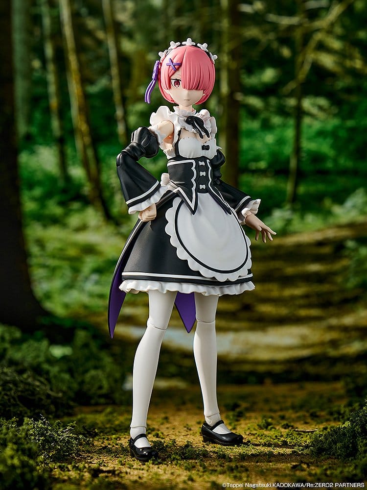 Re:ZERO -Starting Life in Another World- Kadokawa Plastic Model Series Plastic Model Kit Ram DX Ver. 16 cm
