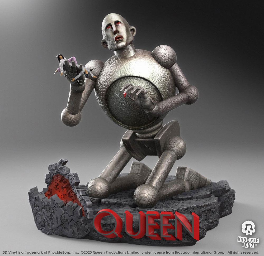 Queen statuette 3D Vinyl Queen Robot (News of the World) 20 x 21 x 24 cm