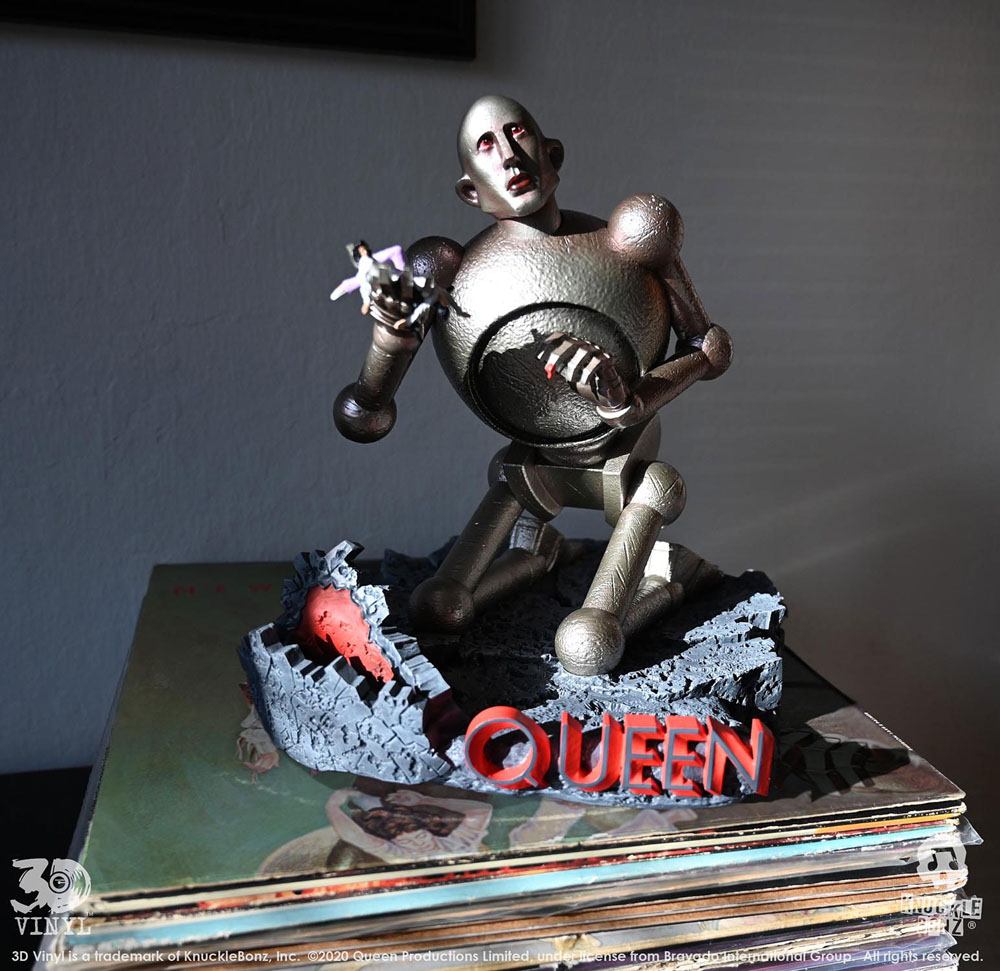 Queen statuette 3D Vinyl Queen Robot (News of the World) 20 x 21 x 24 cm
