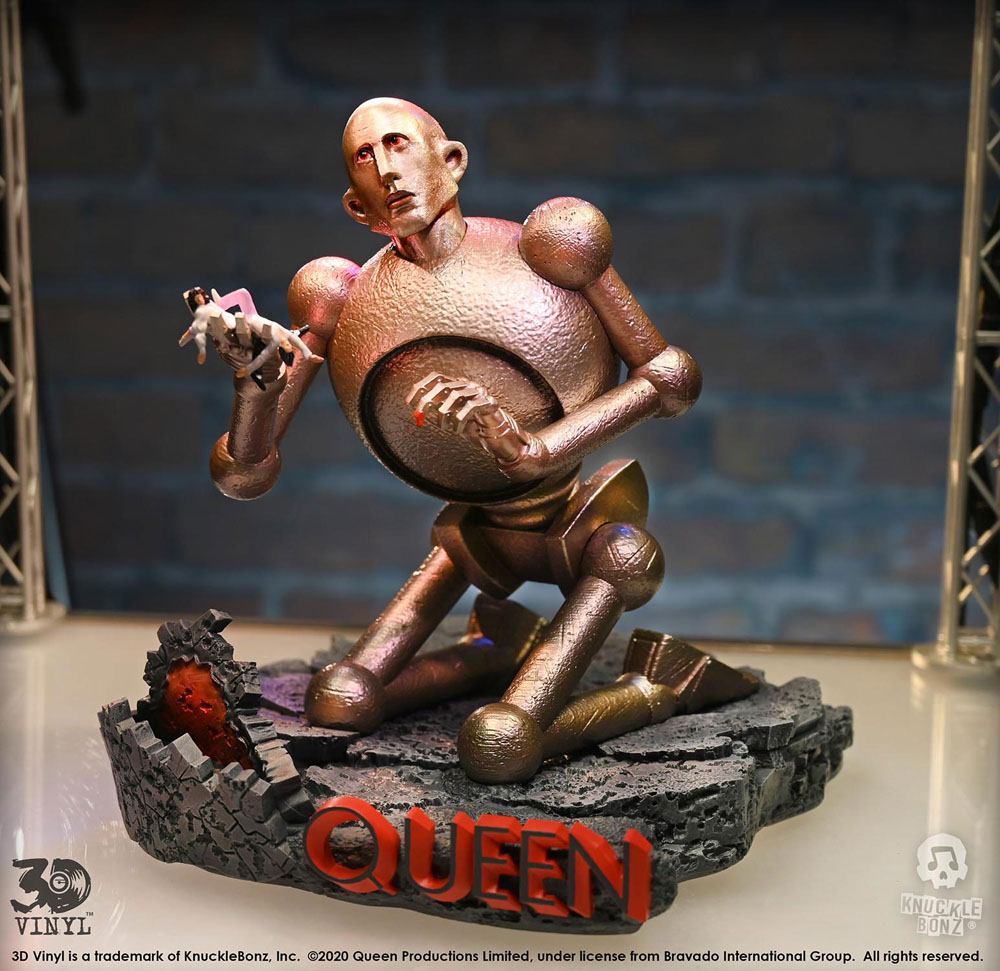 Queen statuette 3D Vinyl Queen Robot (News of the World) 20 x 21 x 24 cm