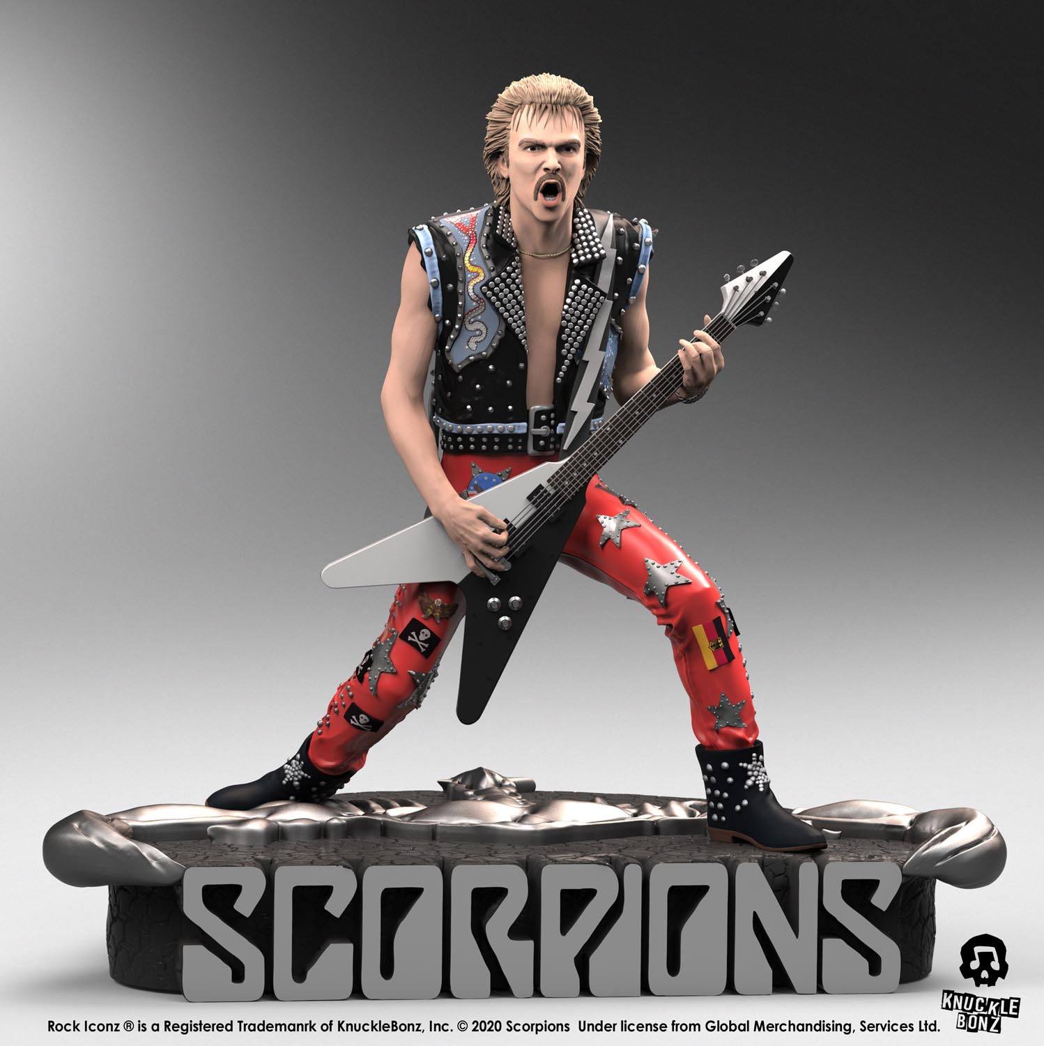 Scorpions statuette Rock Iconz Rudolf Schenker Limited Edition 22 cm