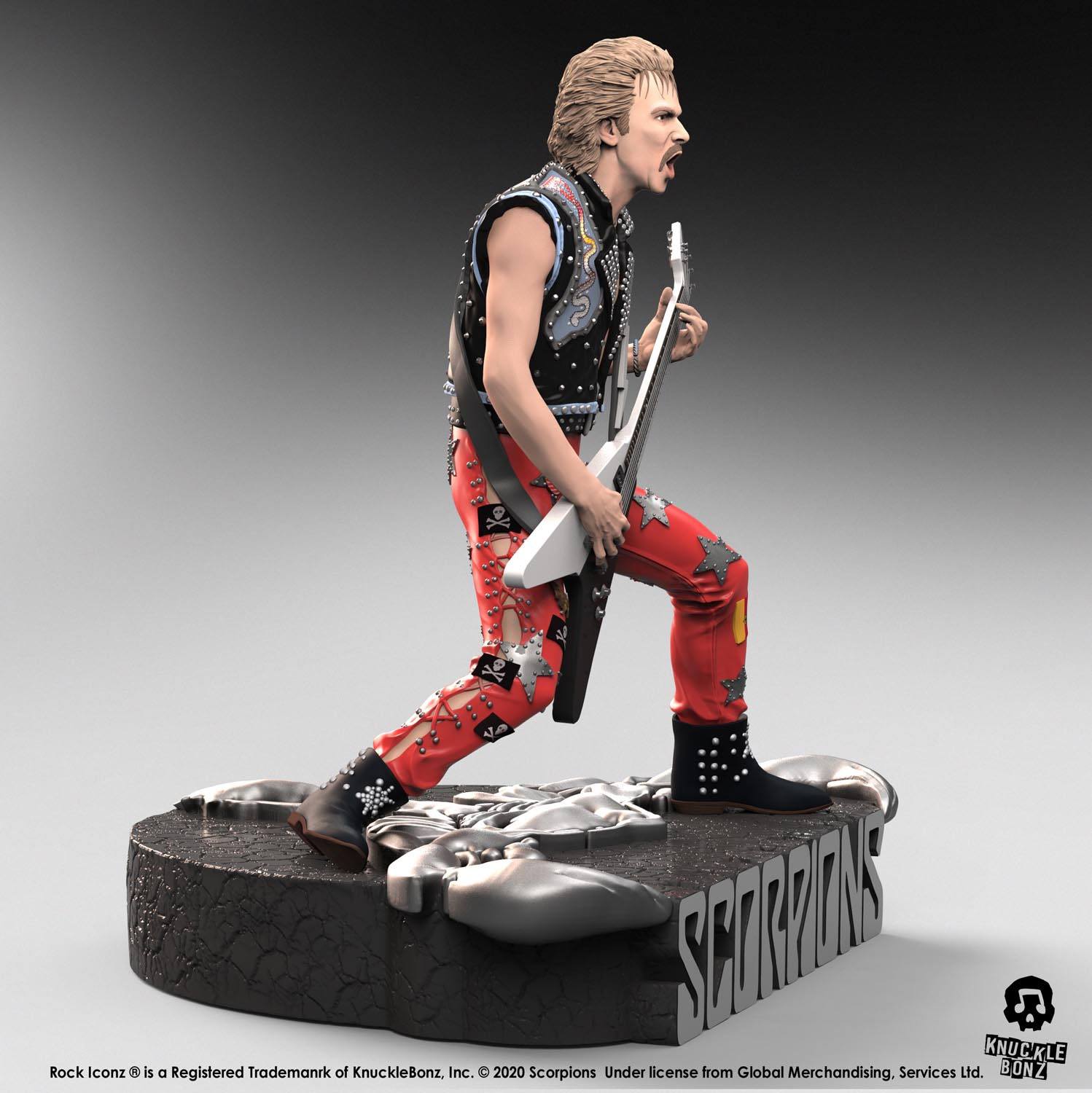 Scorpions statuette Rock Iconz Rudolf Schenker Limited Edition 22 cm