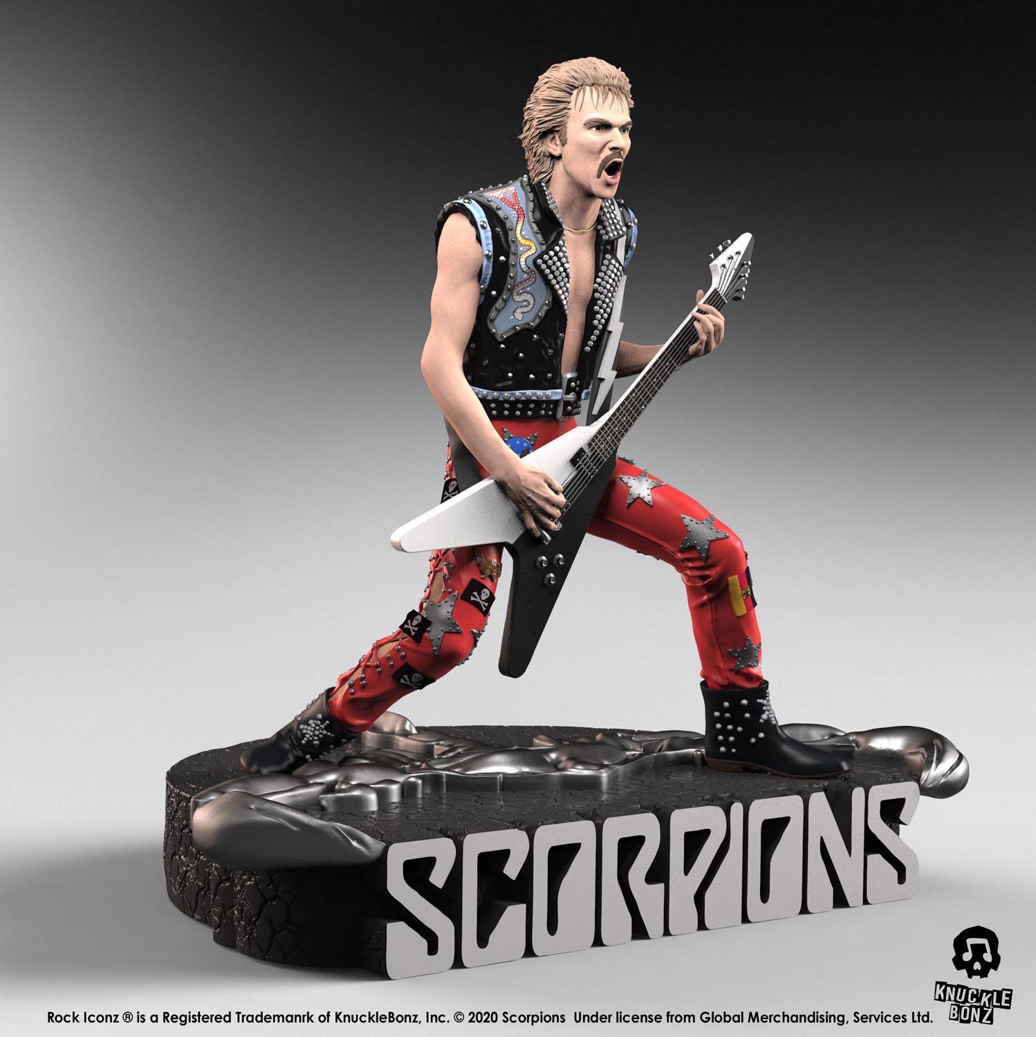 Scorpions statuette Rock Iconz Rudolf Schenker Limited Edition 22 cm